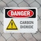 Signmission Carbon Dioxide Danger Sign, Plastic, 10in W x 7in L, 2PK OS-2PACK-DS-P-710-L-1053 - alternate 4